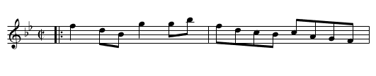 Margate Rout - staff notation