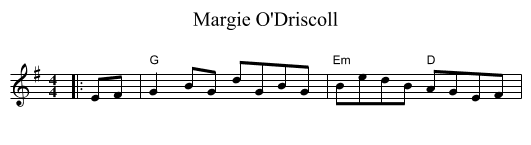 Margie O'Driscoll - staff notation