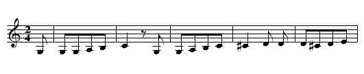 MARIANDEL IST SO SCHOEN - staff notation