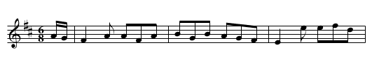 Maria's Frolick - staff notation