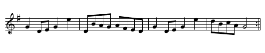 Mariner's Departure, The - staff notation