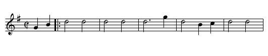 Marines' Hymn - staff notation