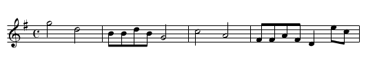 Marine's March as a Duett.2voices. RH.410, The - staff notation