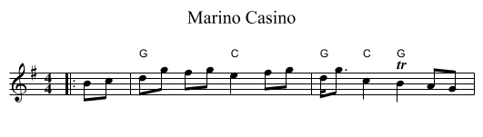 Marino Casino - staff notation