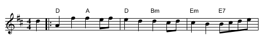 Market Chorus - staff notation