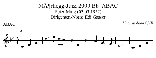 MÃ¶rliegg-Juiz. 2009 Bb  ABAC - staff notation