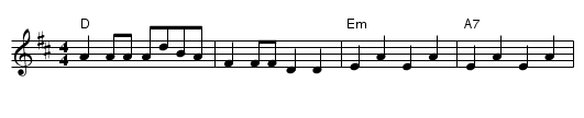Marmaduke's Hornpipe - staff notation
