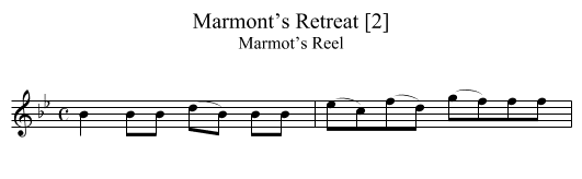 Marmont’s Retreat [2] - staff notation