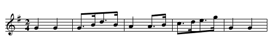 Marquis of Granby's Rant - staff notation