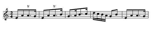 Marquis of Huntleys Reel - staff notation
