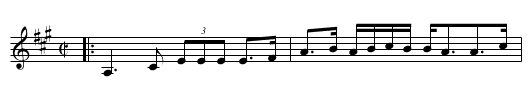 MARQUIS OF HUNTLEY'S - staff notation