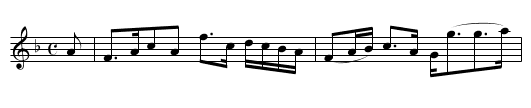 Marquis of Huntly new Strathspey - staff notation