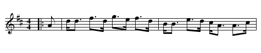 Marquis of Huntly, The  - staff notation
