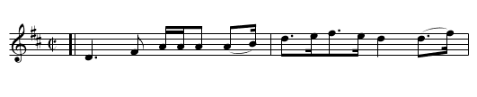 Marquis of Huntly's Farewell, The  - staff notation