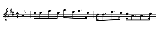 Marquis of Huntly's Highland Fling - staff notation