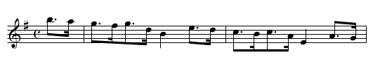 Marquis of Lorne [1] - staff notation