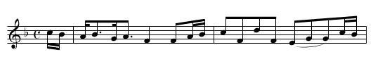 Marquis of Lorne's Strathspey [5], The - staff notation