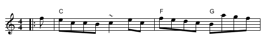 Marquis of Queensberry - staff notation
