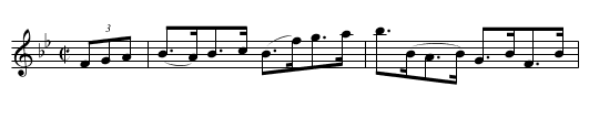 Marquis of Waterford's Hornpipe - staff notation