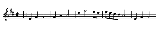 Marquiss of Carmarthen's Birth Day - staff notation
