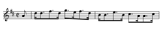 Marquiss [sic] of Huntly's fling [1] - staff notation
