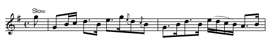 Marr Hills Strathspey - staff notation