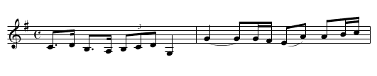 Marriage Knot, The - staff notation
