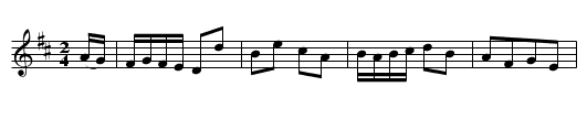 Marriage of Rosina  - Finale. CJF.083 - staff notation