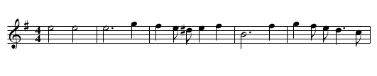 Mars and Venus - staff notation