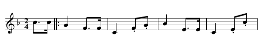 Marschierer - staff notation