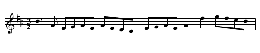 MARSDEN's HORNPIPE - staff notation