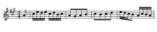 Marshall Saxe's Tamborine - staff notation