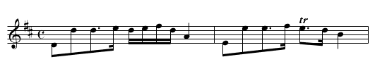 Marshall's Do. - staff notation