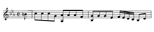 Marshall’s Favorite - staff notation