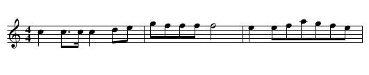 Marsz - staff notation