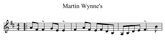Martin Wynne's - staff notation
