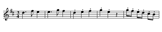 Martinis Minuet - staff notation