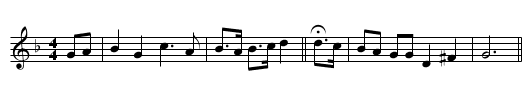 Martyr John - staff notation