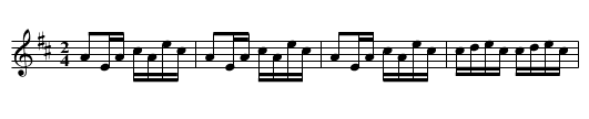 Maruntica de la Cavjana - staff notation