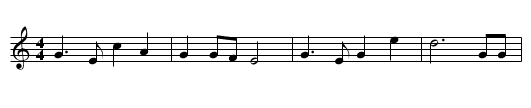 Mary Ann - staff notation