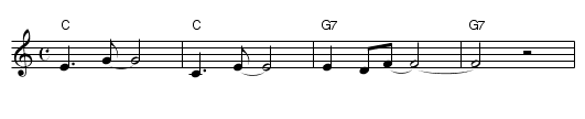 Mary Ann - staff notation