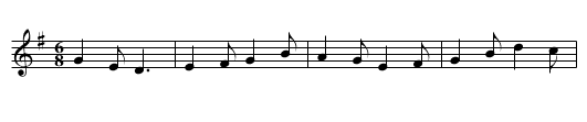 Mary Brennan's Favorite - staff notation