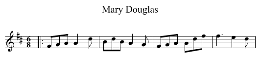 Mary Douglas - staff notation