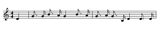 Mary Golden Tree - staff notation
