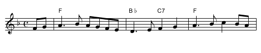 Mary Morison - staff notation