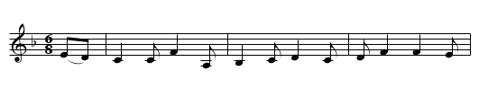 Mary Nail - staff notation