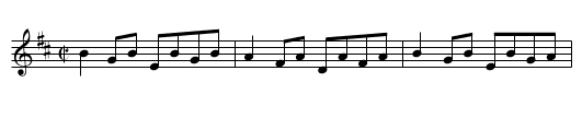 Mary of the Grove - staff notation