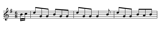 Mary O'Hara [1] - staff notation