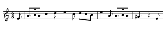 Mary young and Fair - staff notation