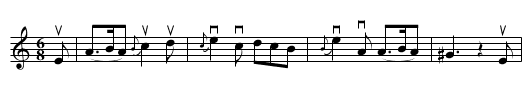 MARY YOUNG AND FAIR - staff notation